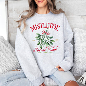 Mistletoe Social Club Crewneck - Adult