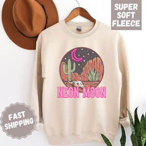 Neon Moon Crewneck Sweatshirt