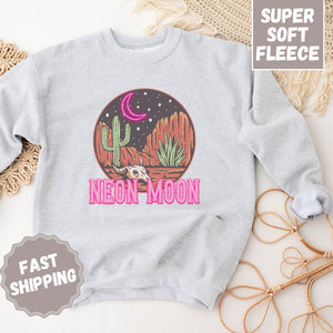 Neon Moon Crewneck Sweatshirt