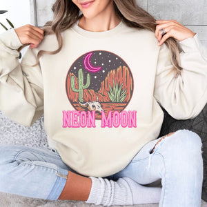 Neon Moon Crewneck Sweatshirt