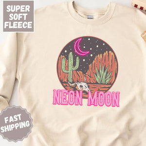 Neon Moon Crewneck Sweatshirt