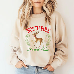 North Pole Social Club Crewneck - Adult