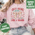 Out Here Lookin' Like a Snack Crewneck Sweatshirt, Womenswear Christmas Soft Printed Sweatshirt, Cozy Holiday Oversized Top