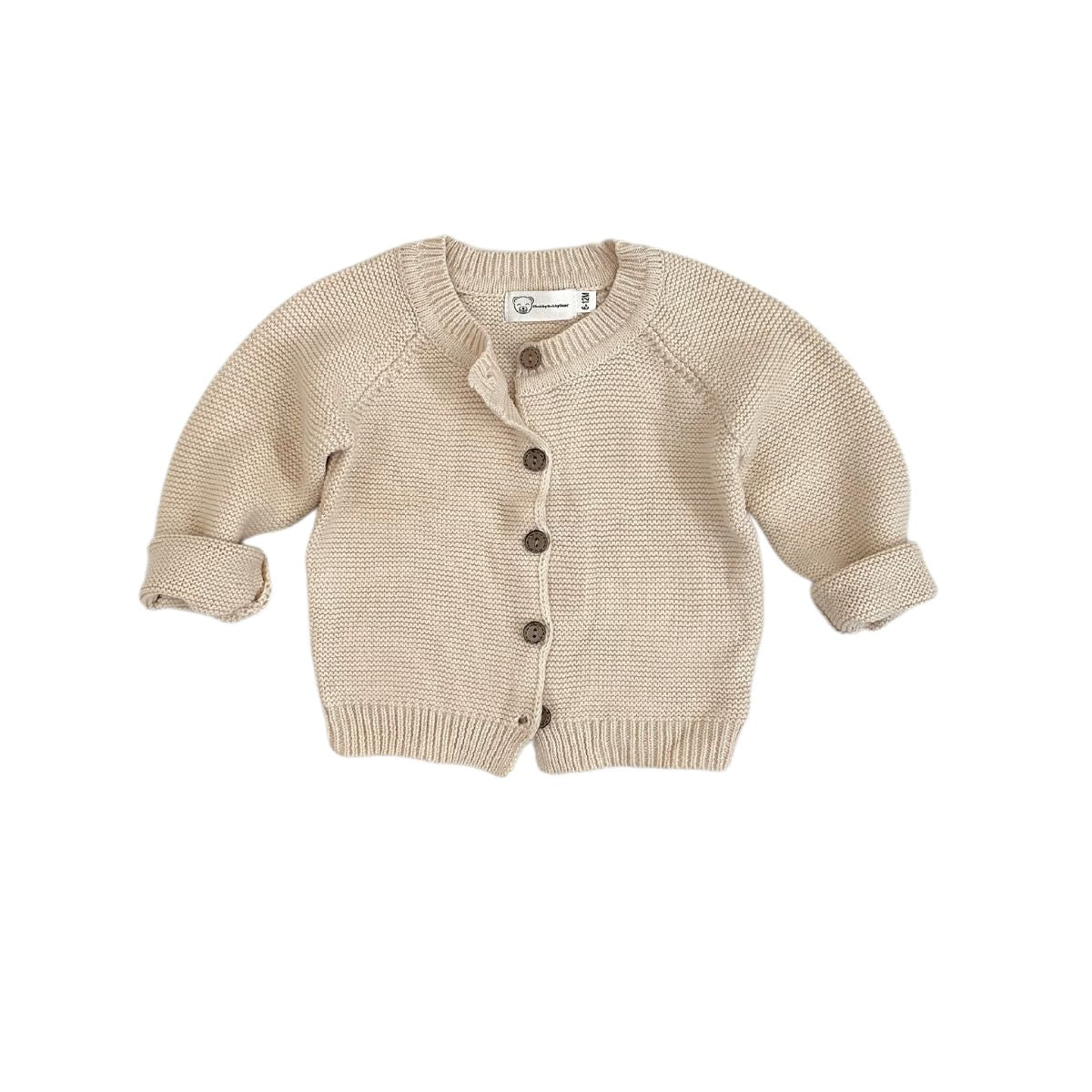 Parker button up sweater in cream