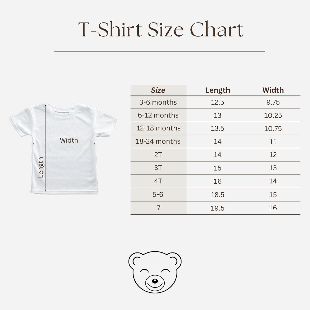 Tan Flower Watercolor Tee