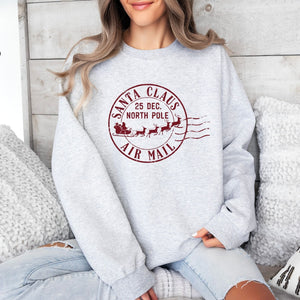 Santa Air Mail Crewneck - Adult