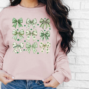 Shamrock Coquette Crewneck Sweatshirt