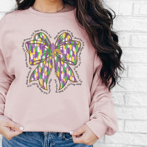 Happy Mardi Gras Ya'll Crewneck Sweatshirt