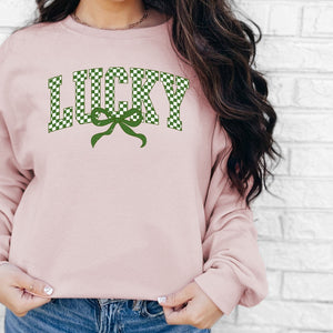 Lucky Bow Crewneck Sweatshirt