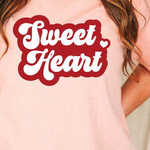 Sweet Heart Tee, Valentine's Day T-Shirt, Comfort Colors Shirt