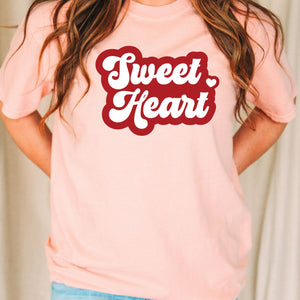 Sweet Heart Tee, Valentine's Day T-Shirt, Comfort Colors Shirt