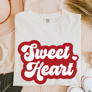 Sweet Heart Tee, Valentine's Day T-Shirt, Comfort Colors Shirt