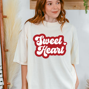 Sweet Heart Tee, Valentine's Day T-Shirt, Comfort Colors Shirt