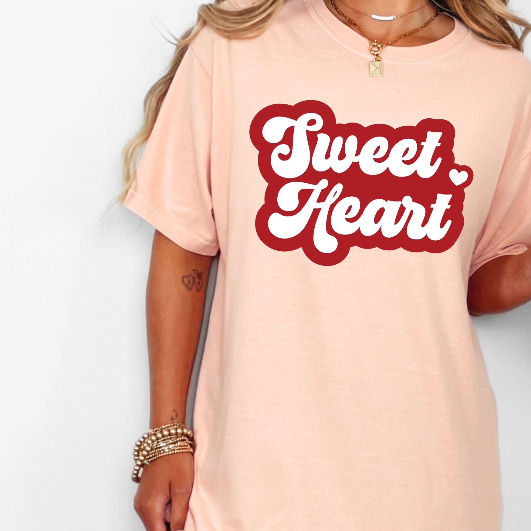 Sweet Heart Tee, Valentine's Day T-Shirt, Comfort Colors Shirt