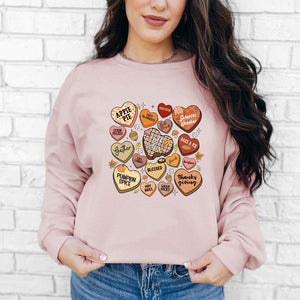 Thankful Hearts Crewneck - Adult