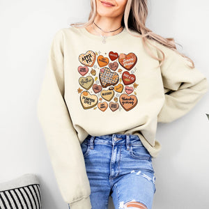 Thankful Hearts Crewneck - Adult