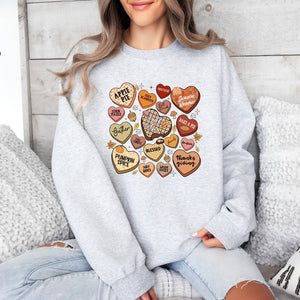 Thankful Hearts Crewneck - Adult