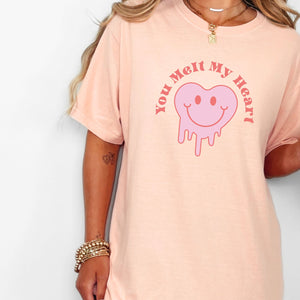 You Melt My Heart Tee, Valentine's Day T-Shirt, Comfort Colors Shirt