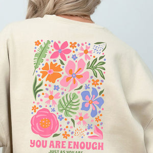 You Are Enough Crewneck Sweatshirt