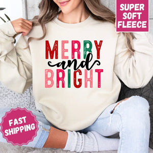 Merry and Bright Crewneck Sweatshirt