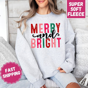 Merry and Bright Crewneck Sweatshirt