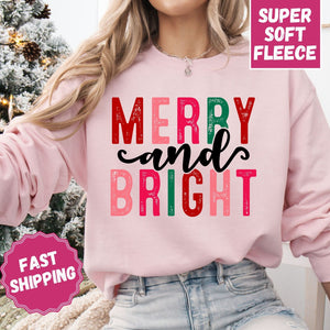 Merry and Bright Crewneck Sweatshirt