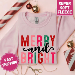 Merry and Bright Crewneck Sweatshirt