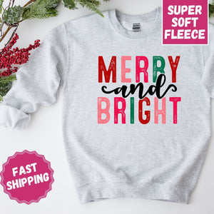 Merry and Bright Crewneck Sweatshirt