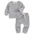 Baylor floral sweatsuit in grey