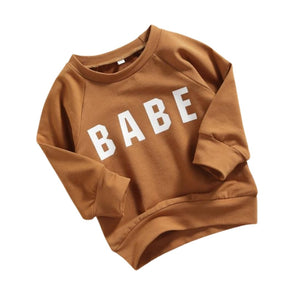 BABE sweatshirt in rust