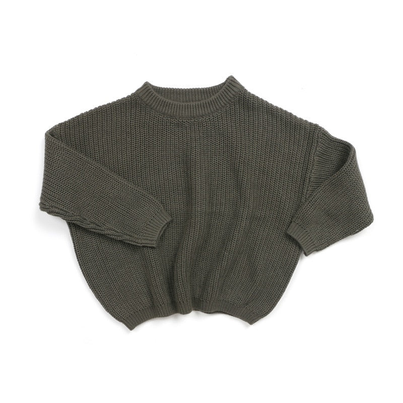 Green chunky knit outlet sweater