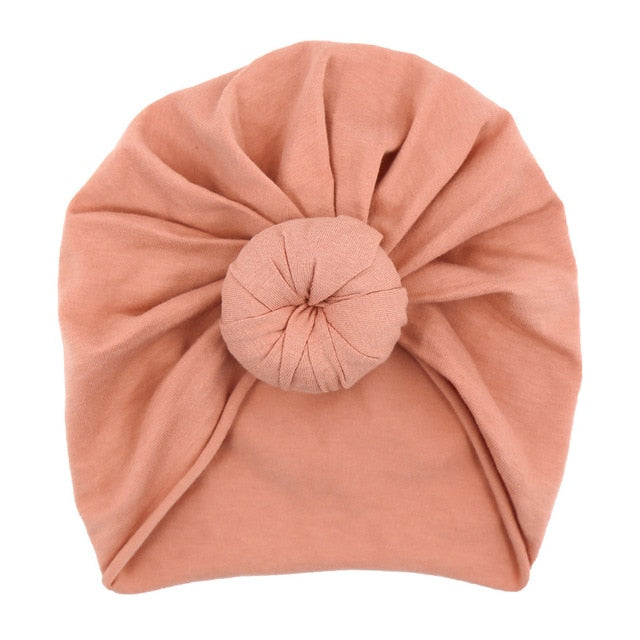 Top Knot Turban in pink